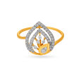 Lush Leaf Inspired Finger Ring,,hi-res image number null