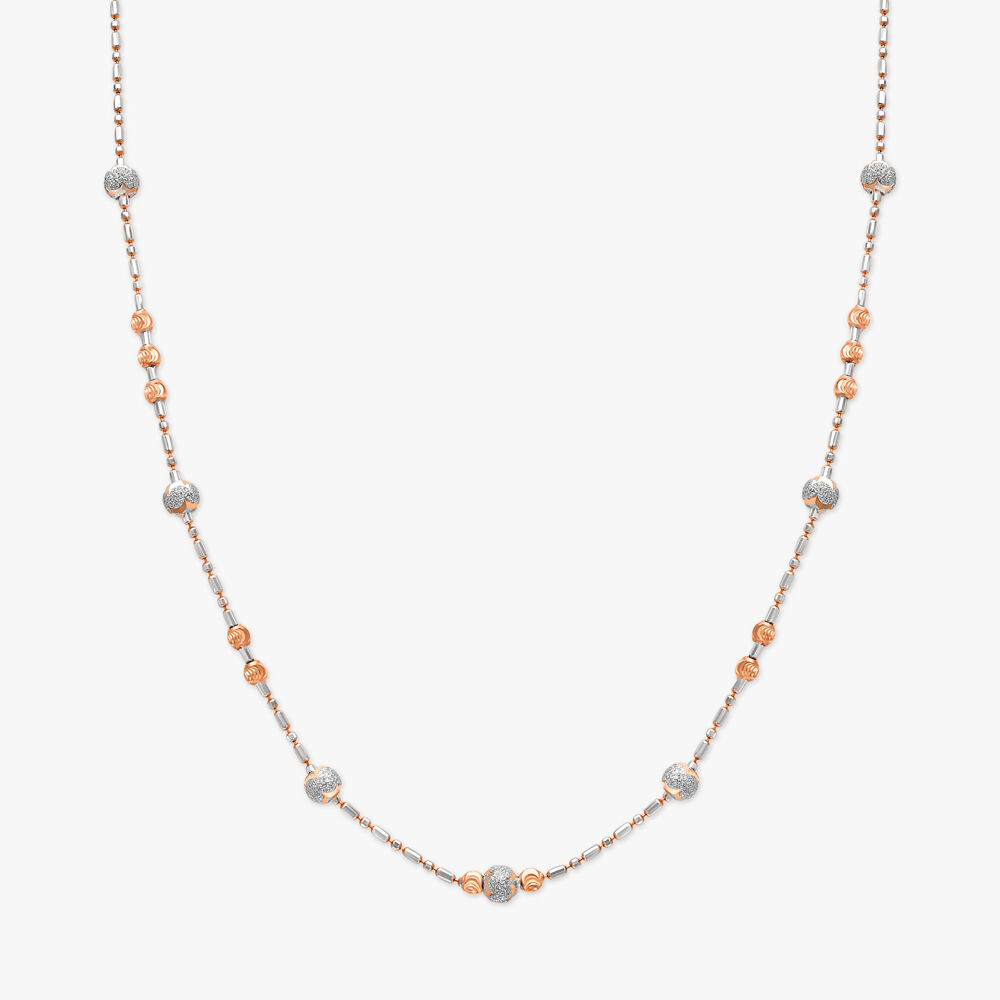 Gold beads chains tanishq shop