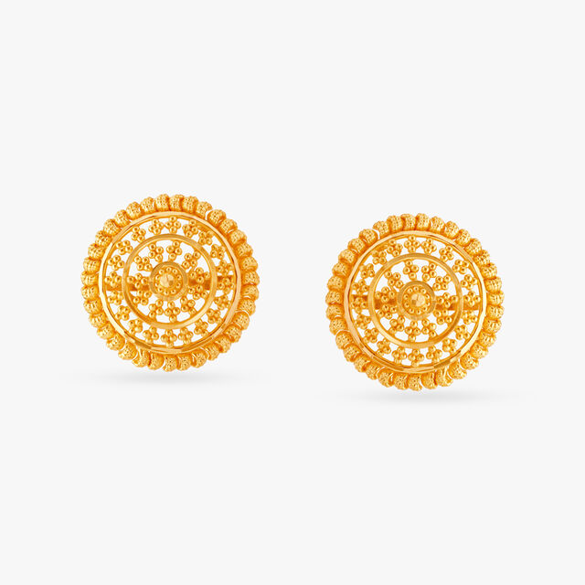 Dainty Rawa Work Stud Earrings,,hi-res image number null