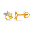 Dainty Floral Stud Earrings,,hi-res image number null