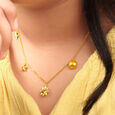 Quirky Chilling Ganesha Necklace for Kids,,hi-res image number null