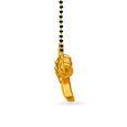 Glossy Gold Pendant with Orbs,,hi-res image number null