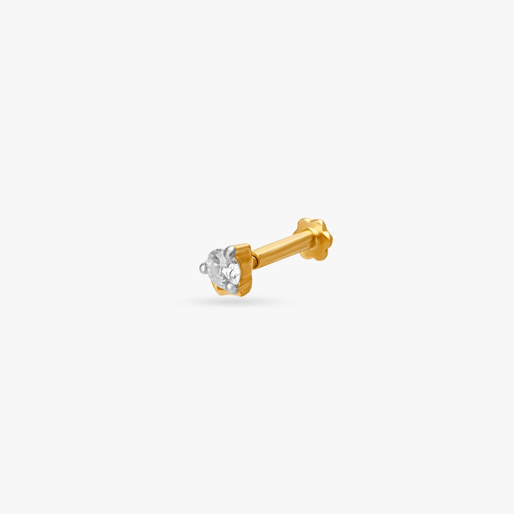 Nose pin gold store tanishq