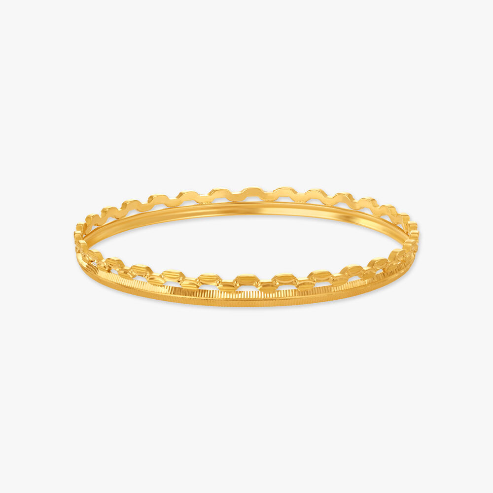 Sleek hotsell gold bangles