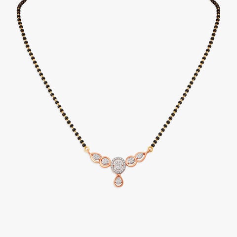 Sparkling Commitment Diamond Mangalsutra