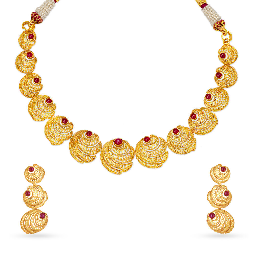Gold jewellery outlet set tanishq