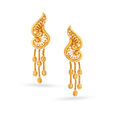Quirky Gold Drop Earrings,,hi-res image number null