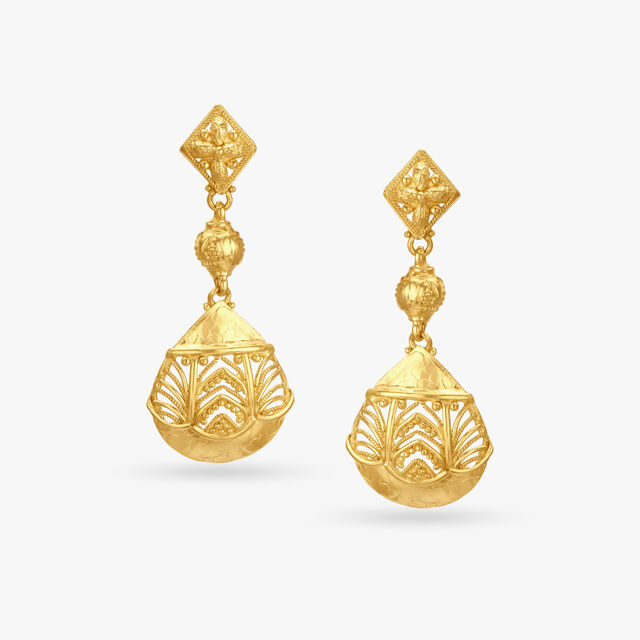 Elegant Traditional Drop Earrings,,hi-res image number null