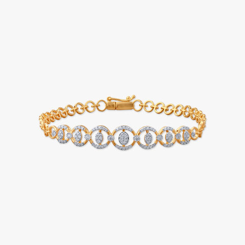 Radiant Orbit Diamond Bracelet