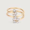 Starry Romance 14Kt Diamond Finger Ring,,hi-res image number null