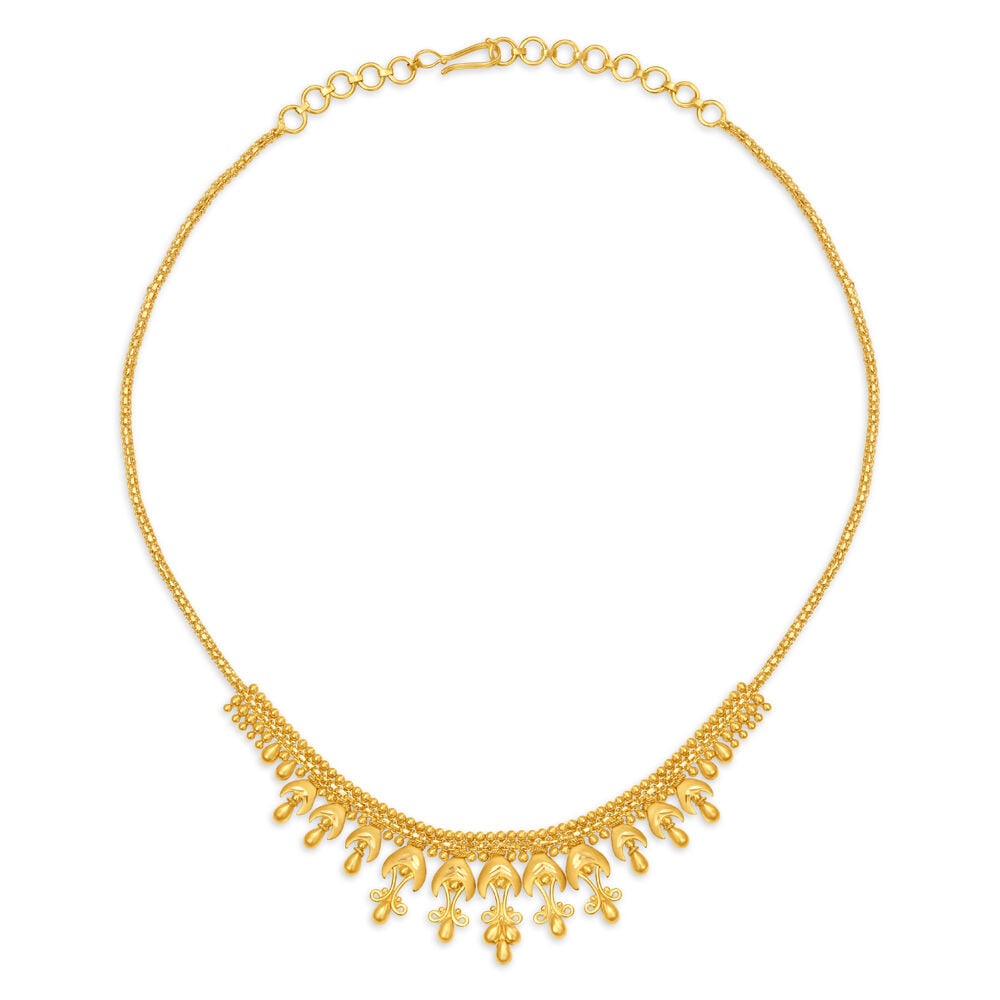 Gold necklace design for female with price on sale