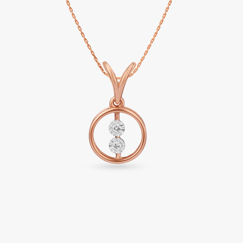 Minimal Elegance Diamond Pendant