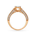 Exquisite Rose Gold and Diamond Ring,,hi-res image number null