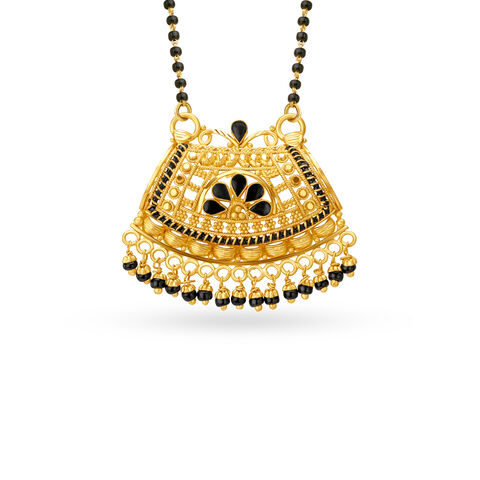 Glittering Gold Pendant