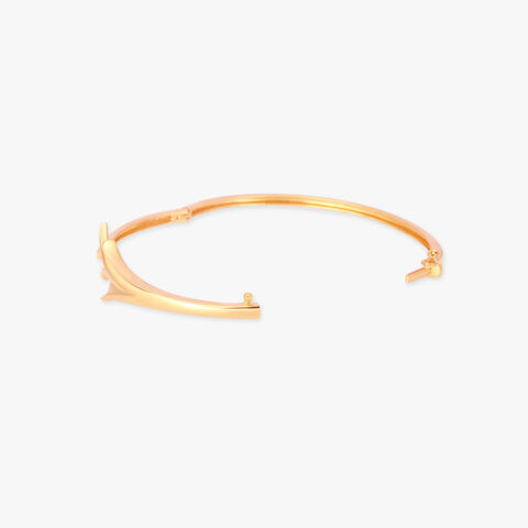Avant-Garde Gold Bangle