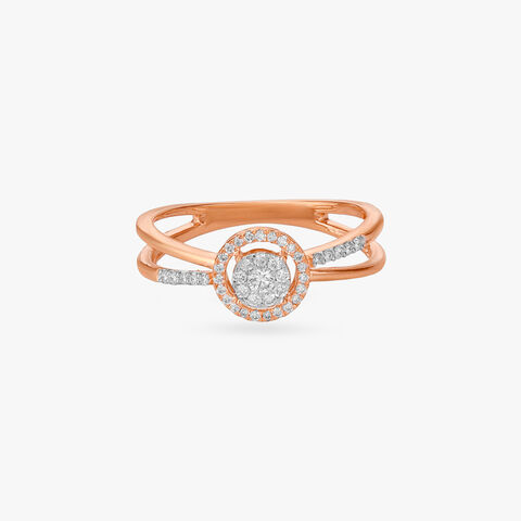 Blush Circle Diamond Ring
