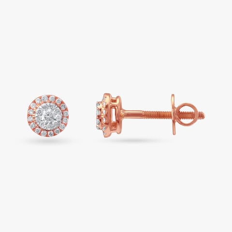 Twinkle Nest Diamond Stud Earrings