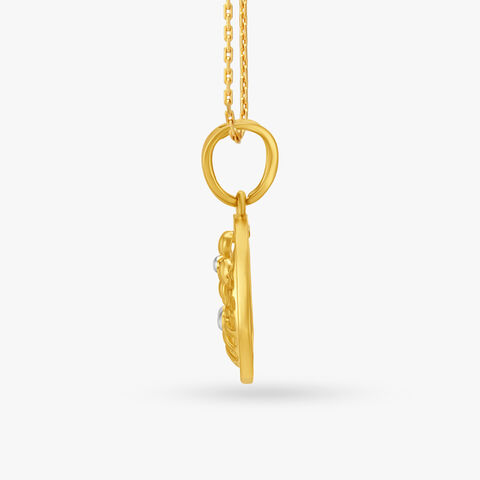 Happy Flower Face Pendant