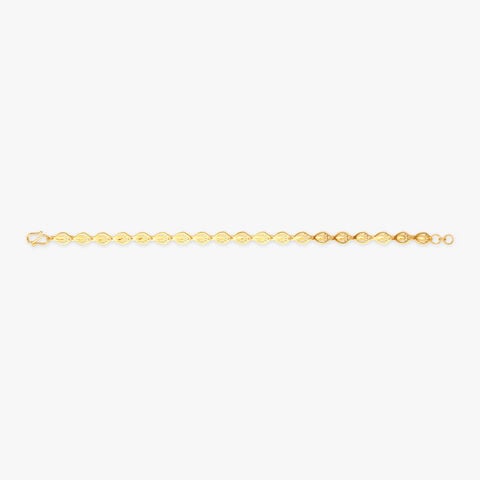 Sculpted Bloom Gold Bracelet