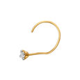 Sublime Gold and Diamond Nose Pin,,hi-res image number null