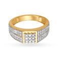 Opulent Diamond Finger Ring for Men,,hi-res image number null
