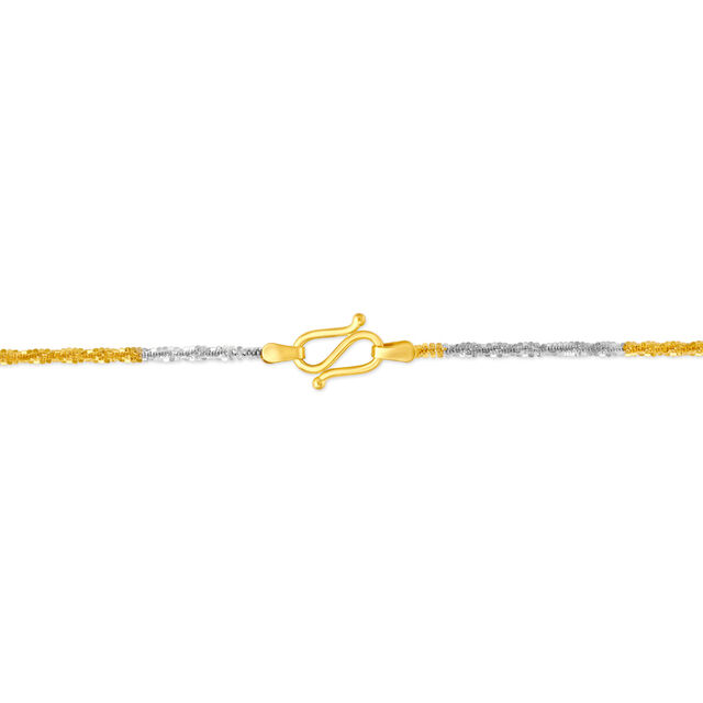 Dual Toned Gold Chain with Rhodium,,hi-res image number null
