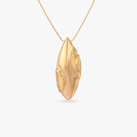 Regal Ember Gold Pendant