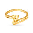 Dainty Wave Gold Ring,,hi-res image number null