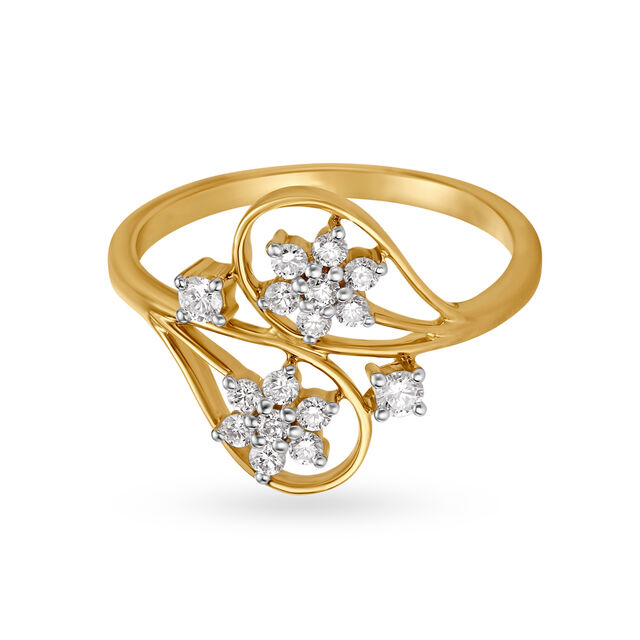 Ravishing Nakshatra Diamond Finger Ring,,hi-res image number null
