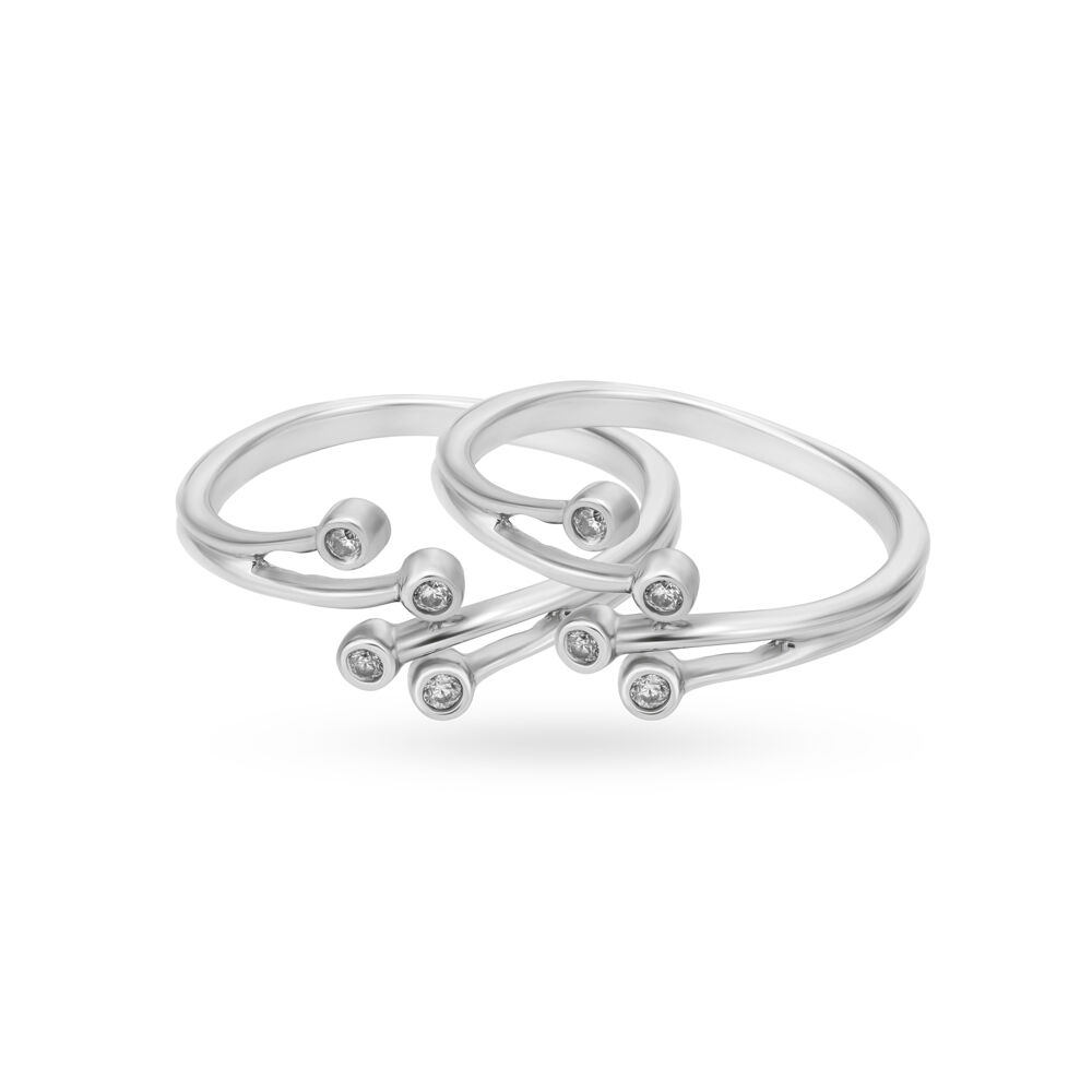 Toe ring silver tanishq sales