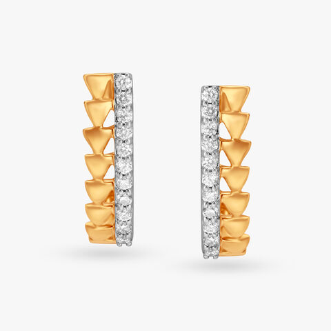 An Array of Diamonds Stud Earrings