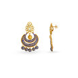 Resplendent Gold Crescent Necklace Set for the Contemporary Bride,,hi-res image number null