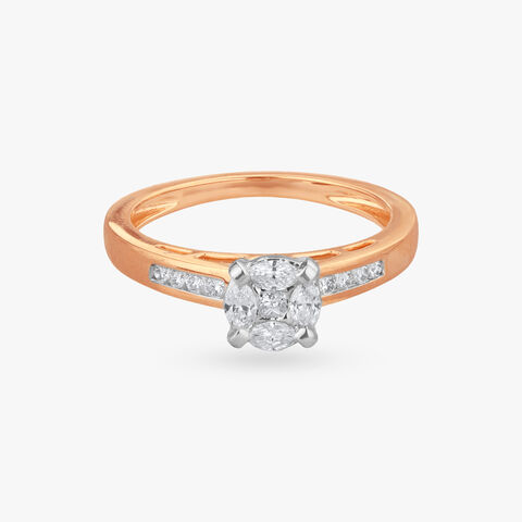 Glow Cluster Diamond Ring