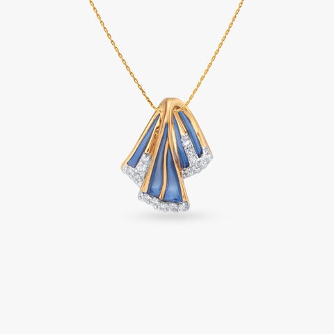 Grace Wings Diamond Pendant
