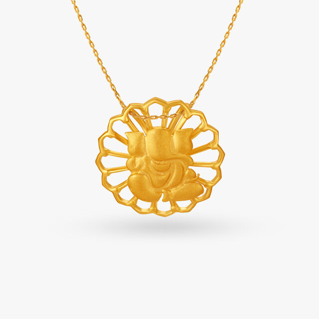 Enchanting Gajavakra Pendant,,hi-res image number null