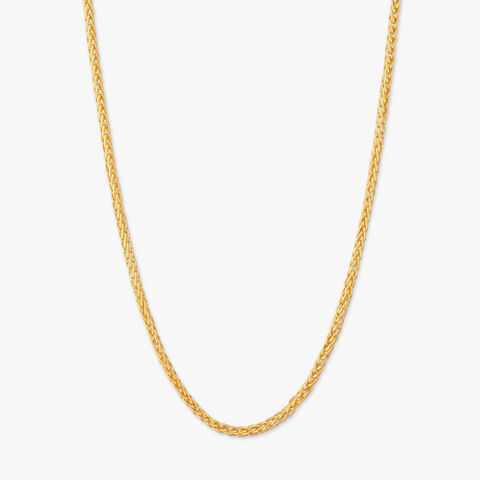 Eternal Weave Gold Chain for Men