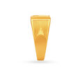 Broad Carved Gold Men's Finger Ring,,hi-res image number null