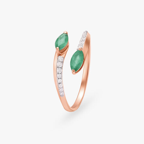 Twin Diamond Finger Ring