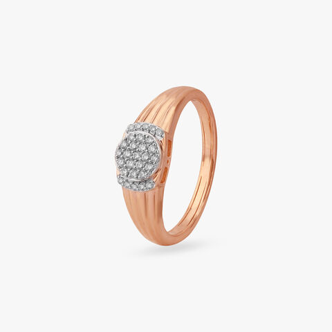 Iconic Cluster Diamond Ring For Men