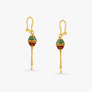 Radiant Tassel Hoop Earrings
