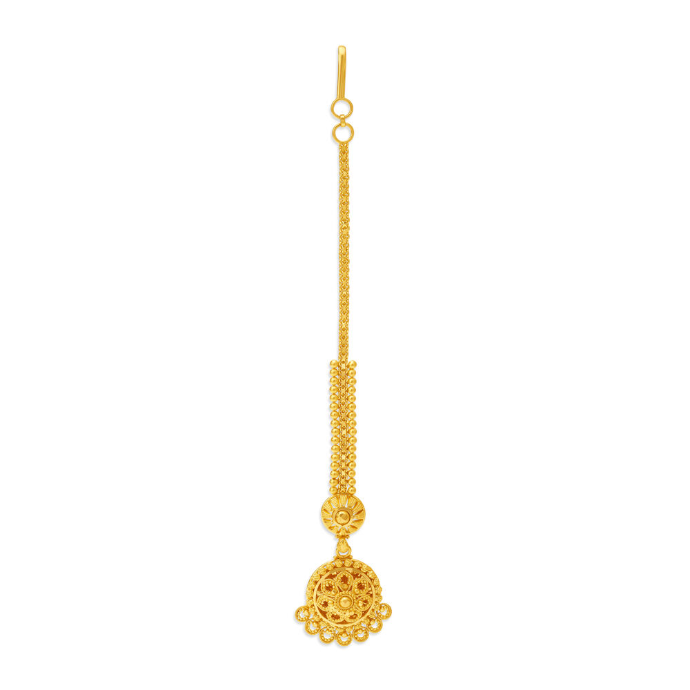 Floral maang tikka online outlet