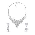 Ethereal White Gold and Diamond Necklace Set,,hi-res image number null