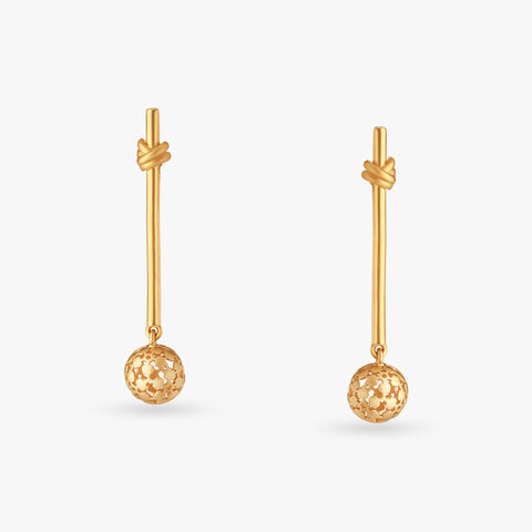 Immaculate Bar Drop Earrings