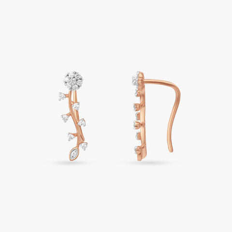 Blossom Trail Diamond Stud Earrings
