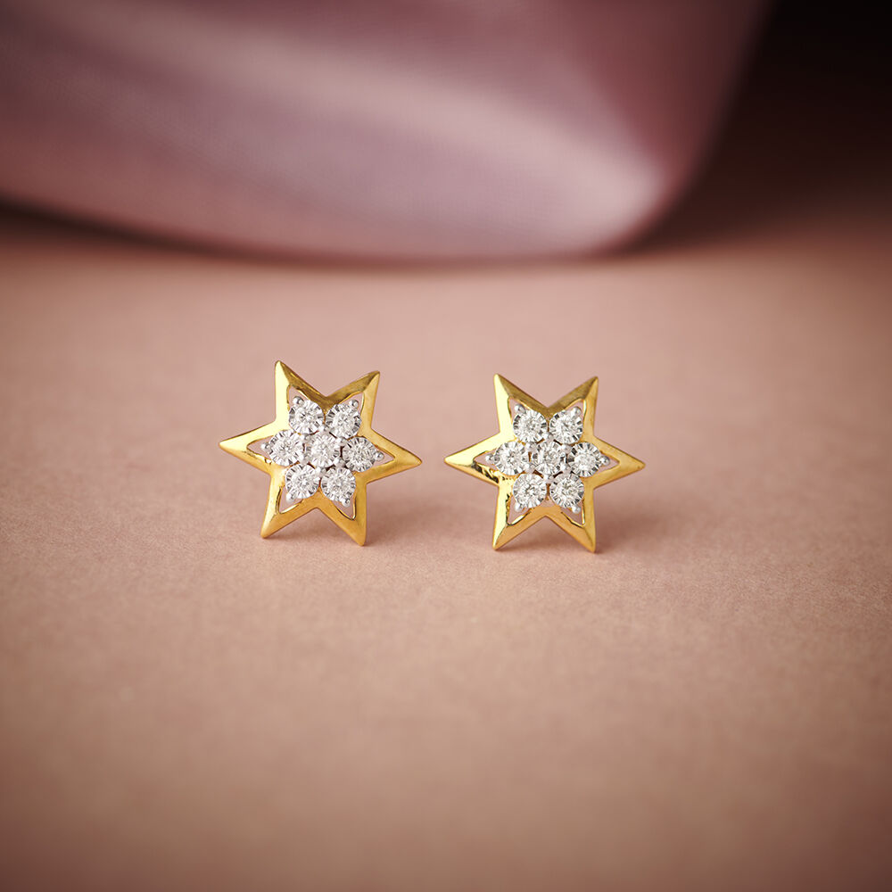 Tanishq diamond top studs with price