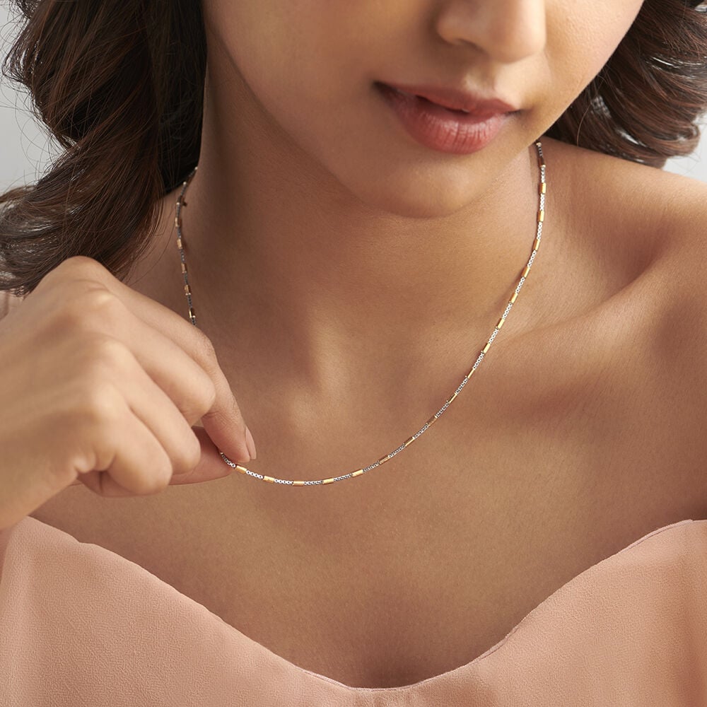 Gold chain for girl in tanishq hot sale