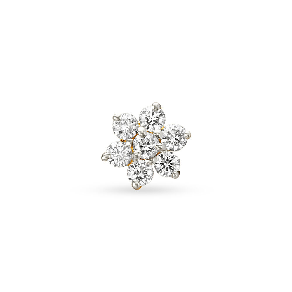 Platinum nose ring tanishq outlet