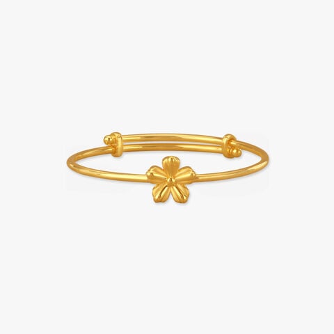 plain gold bangles for kids