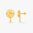 Swirling Wheel Drop Earrings,,hi-res image number null