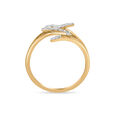 14 KT Yellow Gold Dazzling Geometric Ring,,hi-res image number null